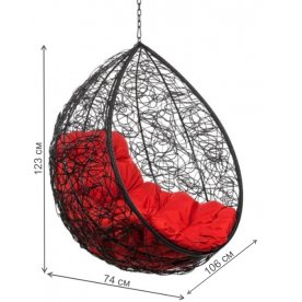 Подвесное кресло Tropica Black BS