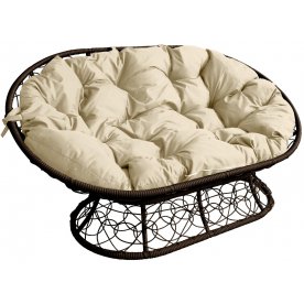 Комплект для отдыха из ротанга Мамасан Папасан