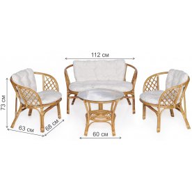 Комплект для отдыха из ротанга Багамы