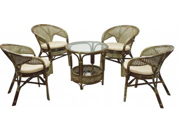 Кресло из ротанга Calamus Rotan 02 15B с подушкой