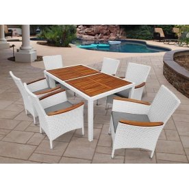 Обеденный комплект из ротанга AFM-460A 150x90