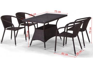 Обеденный комплект T198D/Y137C-W53