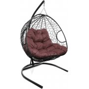 черный / бордовый