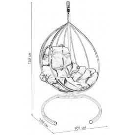 Подвесное кресло Капля