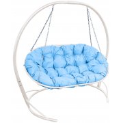 белый / голубой