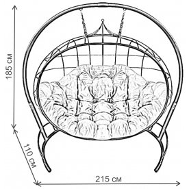 Подвесной диван Улей