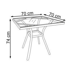 Стол из ротанга Габриелла