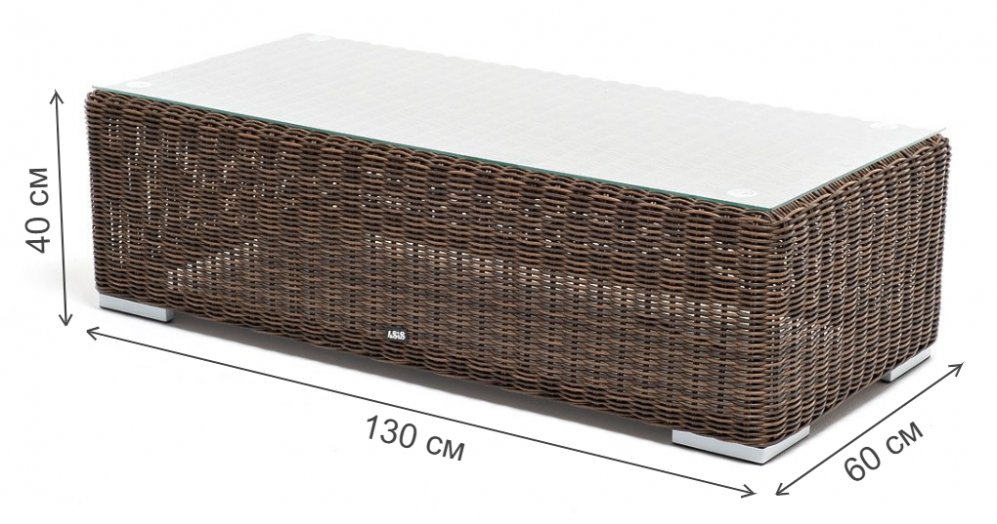 Журнальный стол Кэсон коричневый