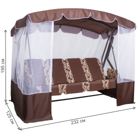 Качели садовые Оазис Премиум Плюс