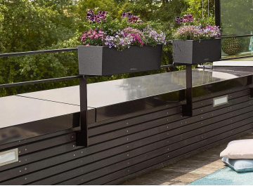 Кашпо Балконера Стоун 80 15662