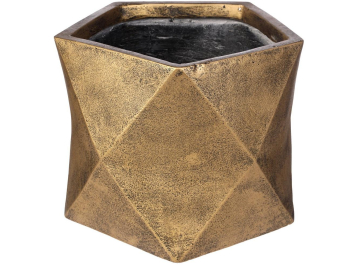 Кашпо Геометри Ромб DSQUARE38-GLD