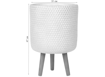 Кашпо Ханни Круглое HON-CLNDR-AW-31