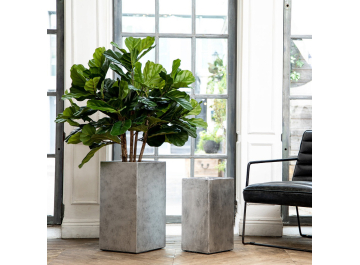 Кашпо Крисмас Высокое TSXMAS-SLV-29