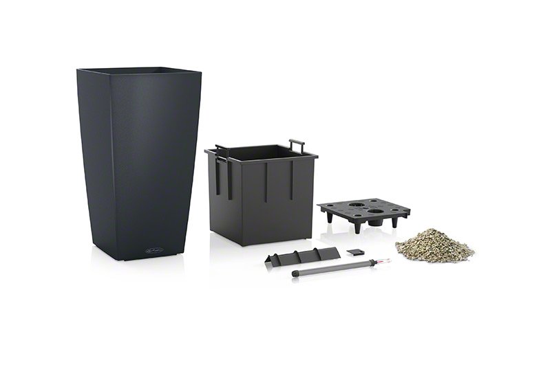 Кашпо Lechuza 13164 CUBICO Color 22 серый