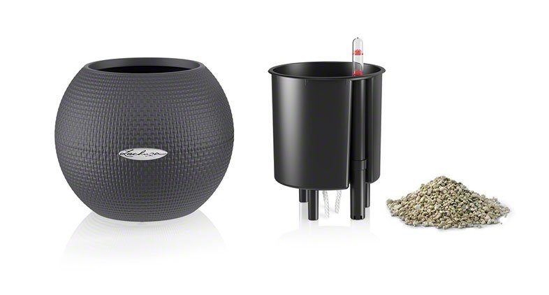 Кашпо Lechuza 13364 LECHUZA-PURO Color 20 серый