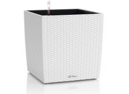 Кашпо Lechuza 15380 CUBE Cottage 40 Белый