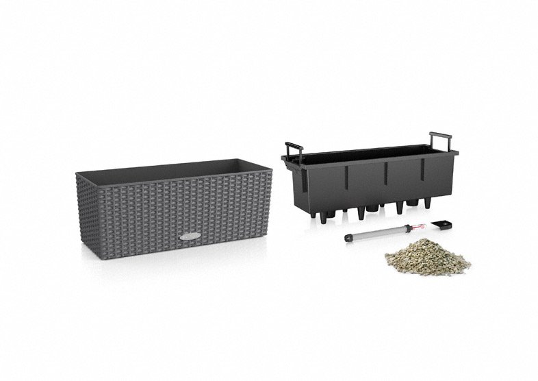 Кашпо Lechuza 15600 BALCONERA Cottage 50 Белый