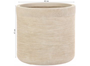 Кашпо Флоранжери Круглое D42 H41 SCRBR42-BB