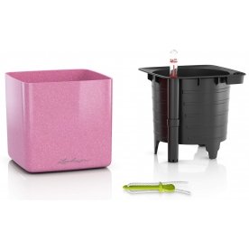 Кашпо Кьюб Глосси Кисс 14