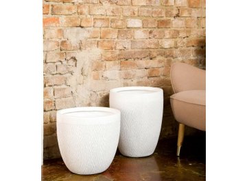 Кашпо Лотус Круглое D44 H43.5 MESHR44-AW