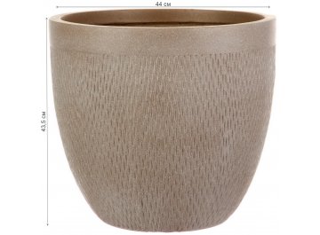 Кашпо Лотус Круглое D44 H43.5 MESHR44-T