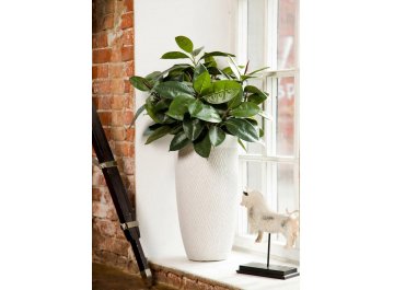 Кашпо Лотус Высокое Круглое D24 H46 MESHV24-AW