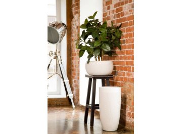 Кашпо Лотус Высокое Круглое D30 H58 MESHV30-AW