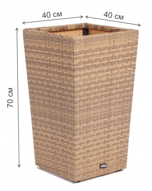 Кашпо Пакора соломенный