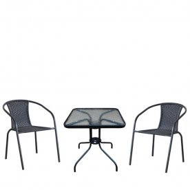 Кофейный комплект из ротанга Асоль