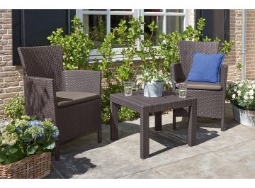 Кофейный комплект из ротанга Риоло плетеный