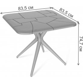 Обеденный комплект из пластика SHT-DS205