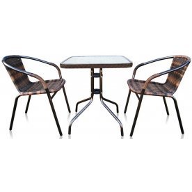 Обеденный комплект Асоль-2В TLH-037B 060SR-60х60 2Pcs