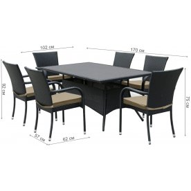 Обеденный комплект T170S S6