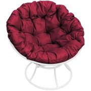 белый / бордовый