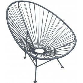 Металлическое кресло Ракушка