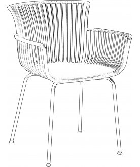 Металлический стул Surpika