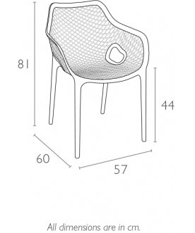 Кресло пластиковое Air XL