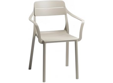 Кресло пластиковое Cassia бежевый