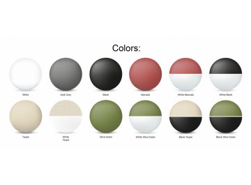 Кресло пластиковое Portofino черный