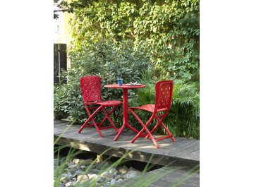 Стол пластиковый обеденный Spritz + Spritz Mini красный