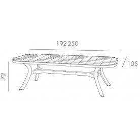 Пластиковый стол Toscana
