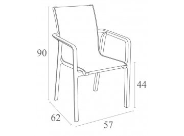 Пластиковый стул 234/023-9862
