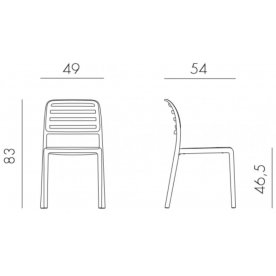 Пластиковый стул 003/4024502000
