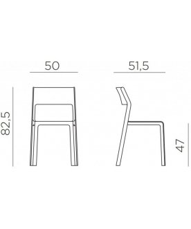 Пластиковый стул 003/4025353000
