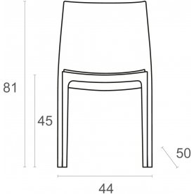 Пластиковый стул 234/025-6076