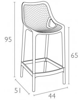 Пластиковый стул Air Bar