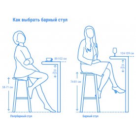 Стул полубарный Trill Stool