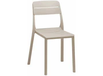 Стул пластиковый Cassia Bistrot бежевый