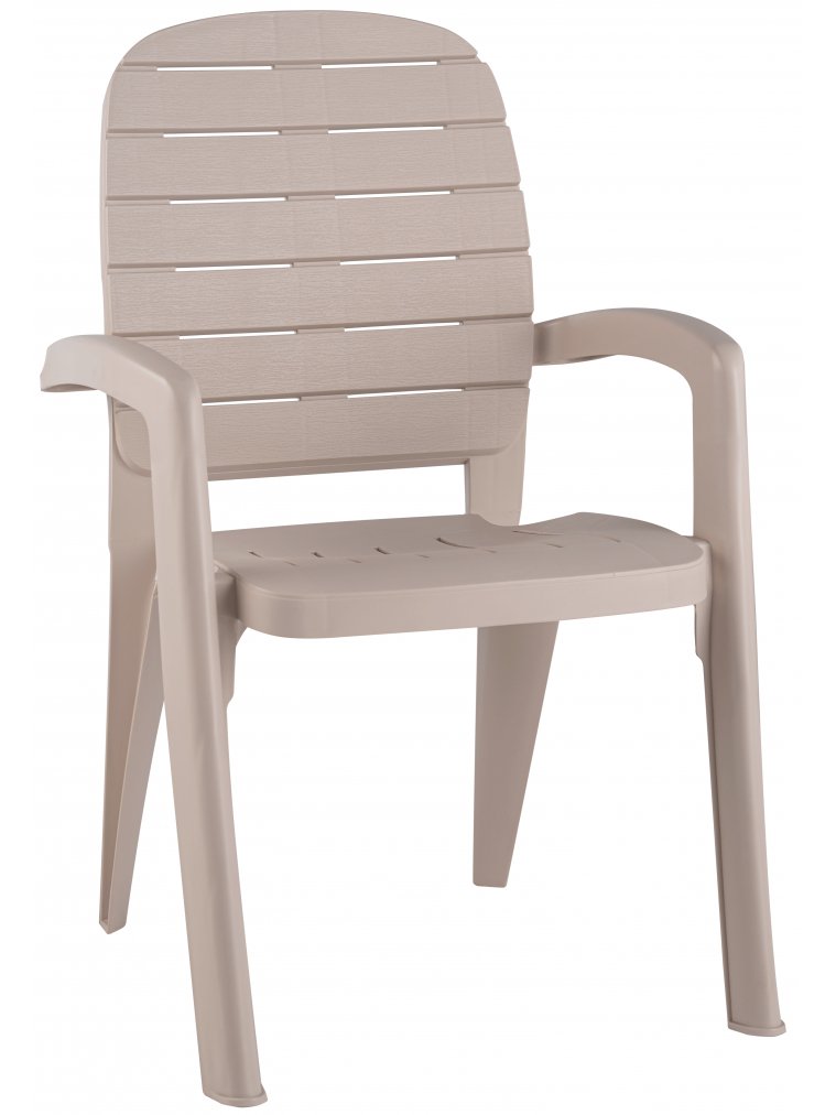 Пластиковый стул Прованс grey серый