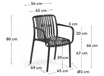 Пластиковый стул Isabellini